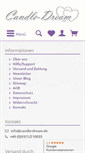Mobile Screenshot of candle-dream.de